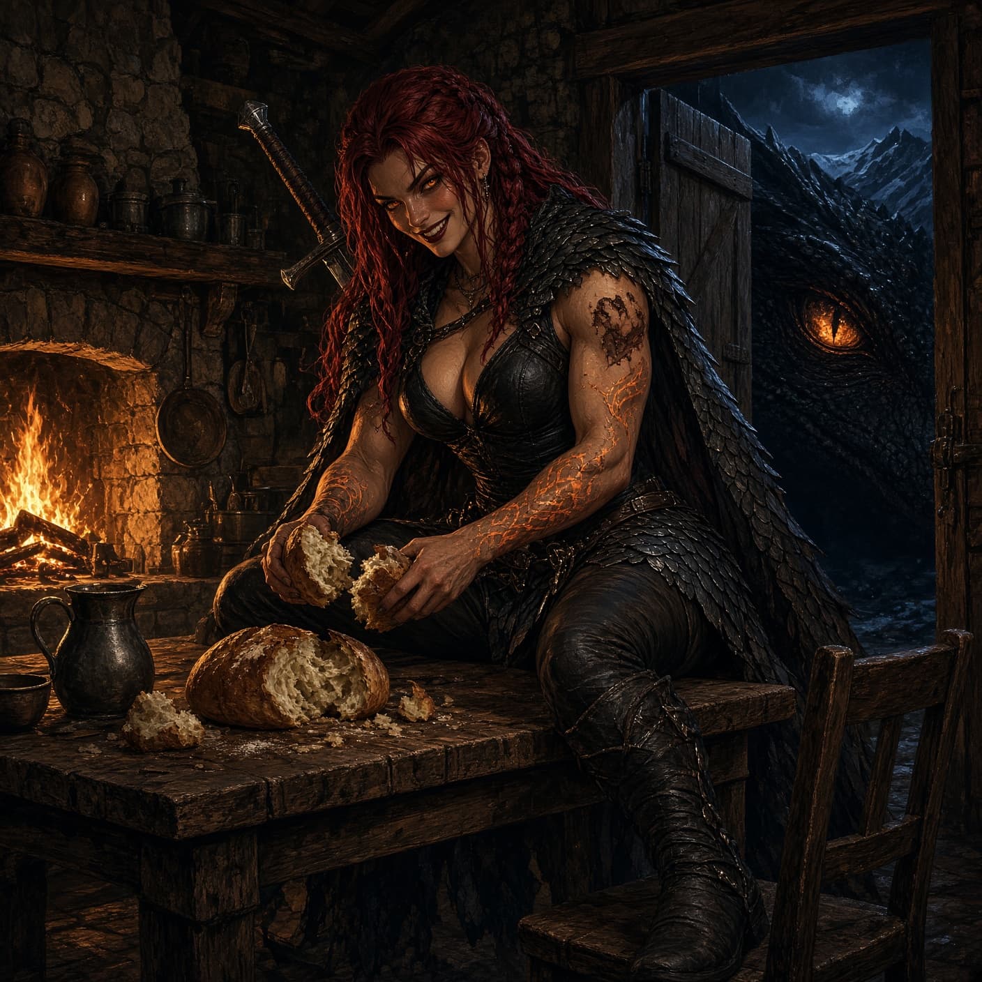 Kaelyra Ashfang: The Last Dragon Rider