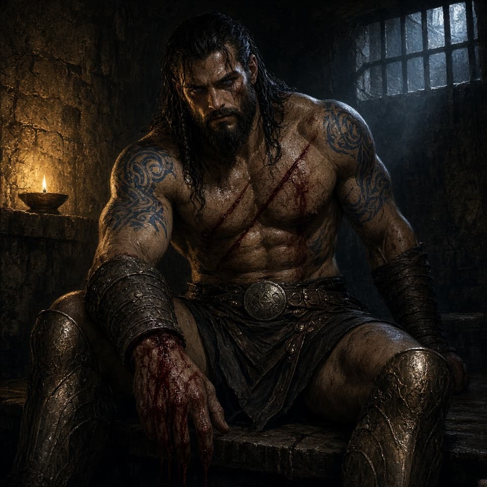 Brennus Ravenhair: The Undefeated Gladiator of the Colosseum